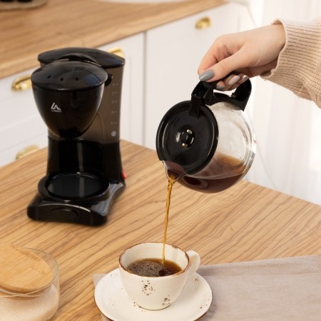 Coffee machine Luazon LKM-651, drip, 650 W, 0.6 l, black-2