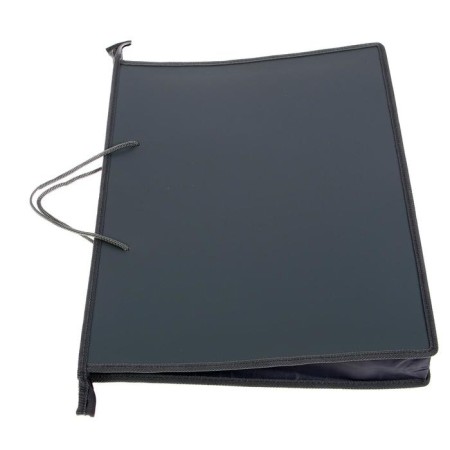 A2 folder with handles, 640 x 470mm, plastic, lightning from above, PM-A2-35, gray-1