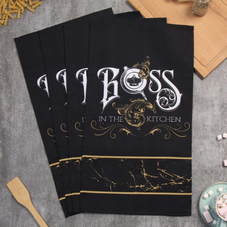 Set of kitchen. Boss Boss 35x60 cm - 4pcs, 100% HL, 160g/m2