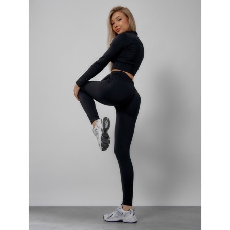 Sports suit female, size 44, black color-7