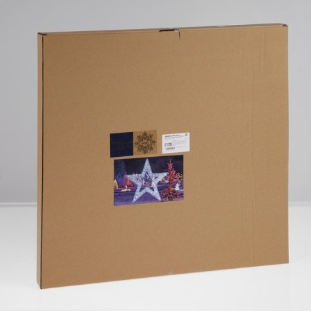 LED figure "Star" 50 cm, acrylic, 45 LED, 220 V, glow warm white-3