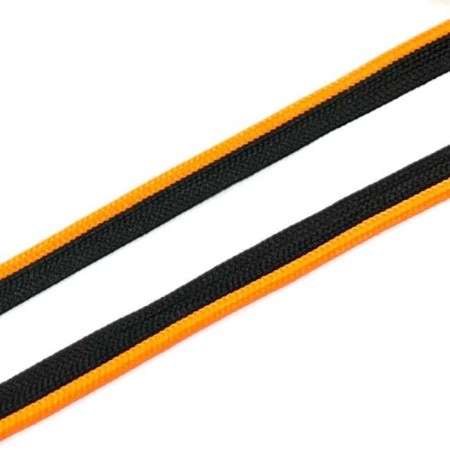 Kant decorative ZZD "Strip", width 1 cm, black color, orange