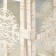 Climber Metal, glass "Lantern - Round Flower" White with a patina 12.5x12.5x30cm