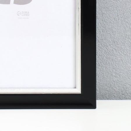 Photo frame Plastic "Plaza" 40x60 cm (glass), 2014-Black-1