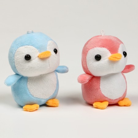 Training cards with a soft toy "Penguin", color mix-3