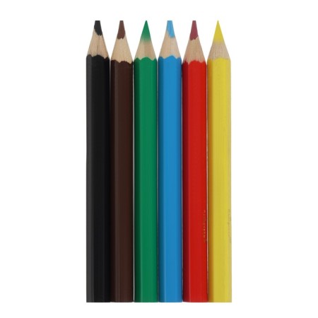 Pencils 6 flowers mini, in a cardboard box-1