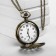 Pocket clock "Magic of numbers", quartz, 5.5 x 4.5 cm, D dial-4 cm