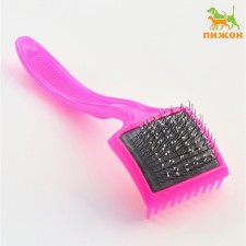Brush - small packer soft with drops, base 44 x 44 mm, pink