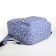 School backpack on lightning from textiles, 3 pockets, blue color