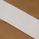 Knitted elastic, 25 mm, 25 ± 2 m, white color