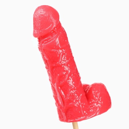 XXL Lollice in a hat "Carrots", taste: Tutti-Futti, 140 g.-2