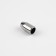 Tip for a cord, d = 3 mm, 14 × 7 mm, 10 pcs, silver color