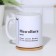 Named mug, sublimation "brainwalk", with application