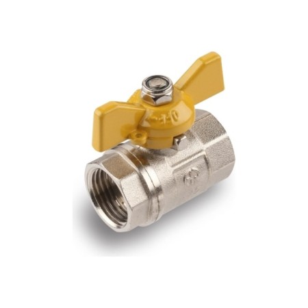 Ball the gas gas aqualink, PN 16, the inner/internal thread 1/2 ", butterfly, nickelir.-6