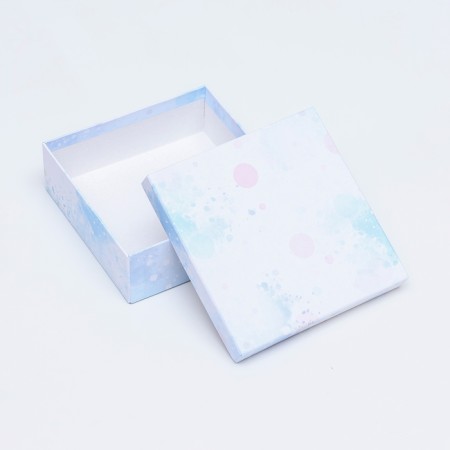 Square Gift box "Sky", 13.5 x 13.5 x 5 cm-5