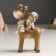 Souvenir Polystone "Baby in a hat-earmeling hat on the elk" Bezh 6x11x14 cm