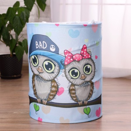 Basket for toys "Owls"