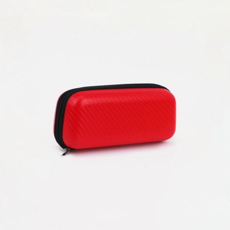 Lightning glasses case, red color