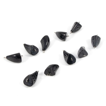 Cargo bullet-excentric painted pissy Yaman 10 pcs., 24 g, black-3