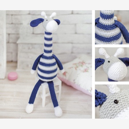 Knitting set. Amigurumi: Soft toy "Milfica Miles", 41 cm-6