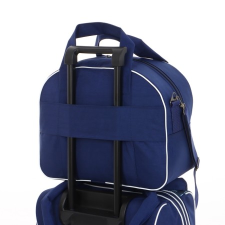 Small Small 20 "with a bag, a lightning department, an external pocket, with an extension, the color is blue-12