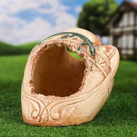 Pot "Amphora with Lizard" lying, small, 22x42cm-3