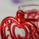 Climber Plastic, glass "Carriage" Red 9.5x10x6 cm