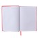 Leduced Diary A5, 160 sheets, Attomex. Orion, solid boumvinyl cover with foam rubber, liesse, block 70 g/m2, red