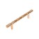 Cappio bracket handle, m/o 96 mm, plastic, color gold