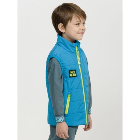 Vest for boys, height 110 cm, blue color-1