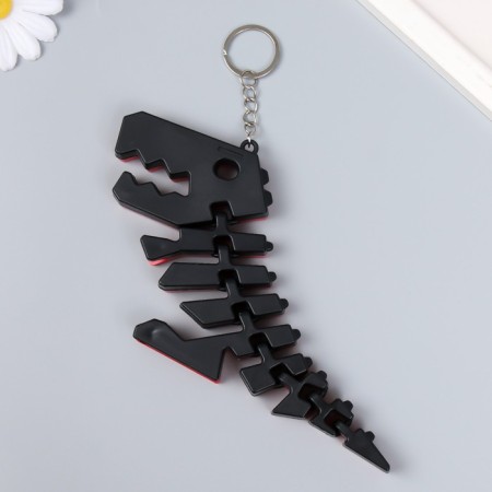 Plastic keychain "Sharnary dinosaur tyrannosaurus" mix 6.7x1.5x18 cm-5