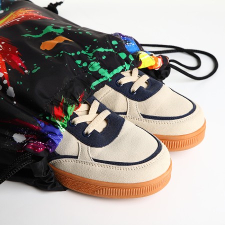 Back for shoes on the lace, black/multi -colored color-3
