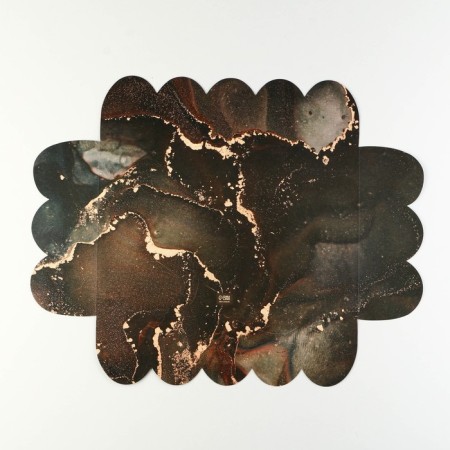 Cookie box, confectionery packaging with PVC lid, “marble”, 20 x 30 x 8 cm-6