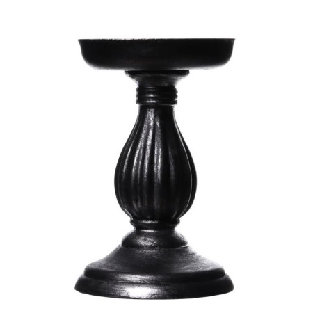 Summary of the tree for 1 candle "Ferdinand" black with silver patina 17x10.5x10.5 cm-3