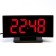 Clock - Electronic desk alarm clock: thermometer, calendar, 17 x 9.5 cm, 3AAA, USB