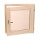 Window, 50 × 50cm, single -chamber double -glazed window, linden bronze