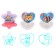 Printing color "animals", set of 3 pcs., Film-flip with 2 nozzles, stamp pillow