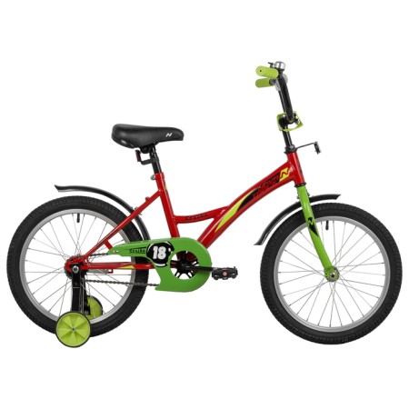 Bicycle 18 "Novatrack Strike, red color
