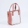 Bag Female Tout with zipper, pink color