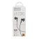 Hoco M47 headphones, wired, inserts, microphone, 3.5 mm, 1.2 m, black