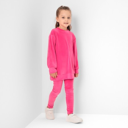 Kidsa (sweatshirt, leggings) KAFTAN PLUSHY R.36 (134-140), fuchsia-4
