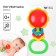 Rattle "Flower", color mix, Aelita
