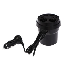 Cigarette lighter, voltmeter, 2 USB, 2 outputs, wire 50 cm