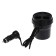 Cigarette lighter, voltmeter, 2 USB, 2 outputs, wire 50 cm