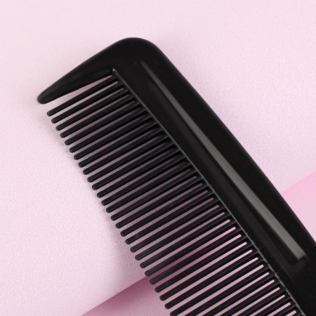 Combined comb, 12 × 3 cm, packing 30 pcs, black color-2