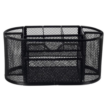 Chancellery trifle stand 9 departments, mesh metal, black-4