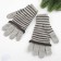 Gloves female, the color is light gray, size 18