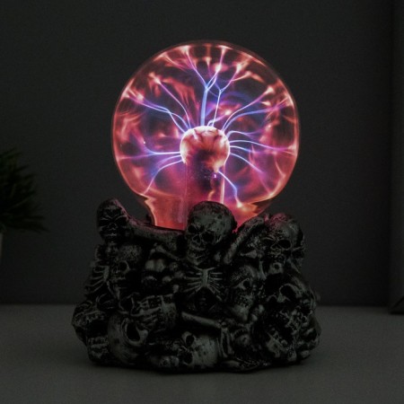 Plasma ball "Hell Fire" gray 13x13x17 cm Risalux-2