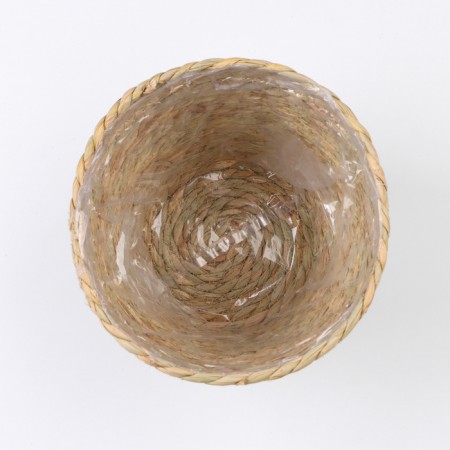 Kashpo wicker "safari", 17.5x17.5x16 cm, natural-4