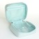 Cosmetic bag with lightning, blue color